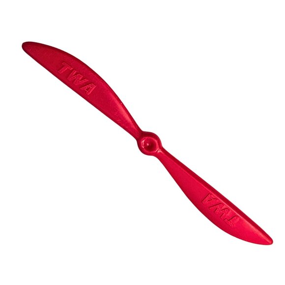 Vintage TWA Airlines Swizzle Stick Cocktail Stir Propeller Shape 6 inch Tiki Bar - Picture 2 of 3